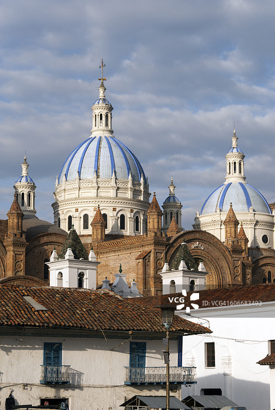 厄瓜多尔昆卡新大教堂图片素材