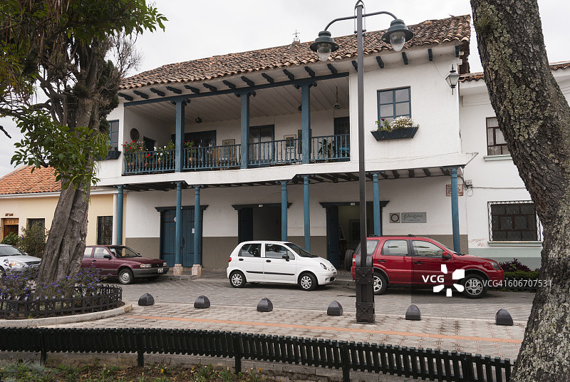 厄瓜多尔昆卡的殖民时期住宅图片素材