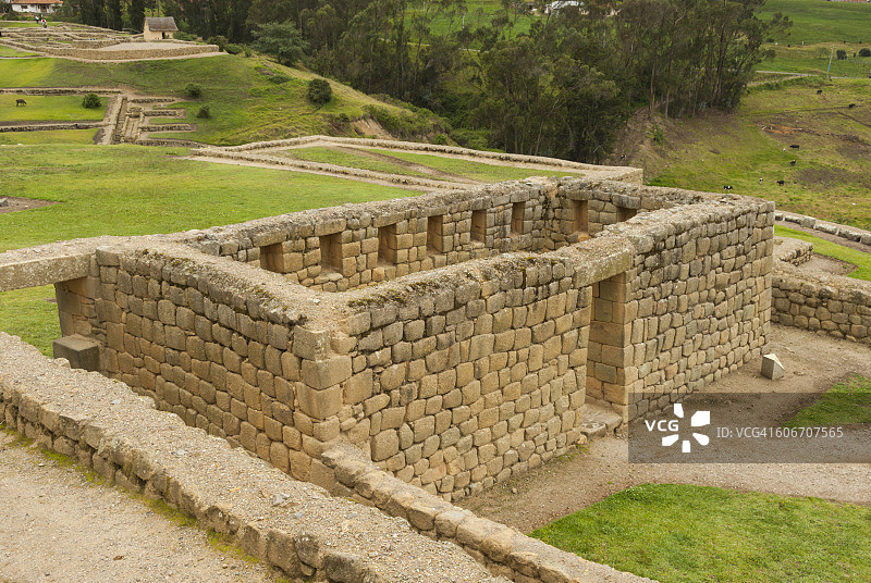印加皮尔卡印加遗址图片素材