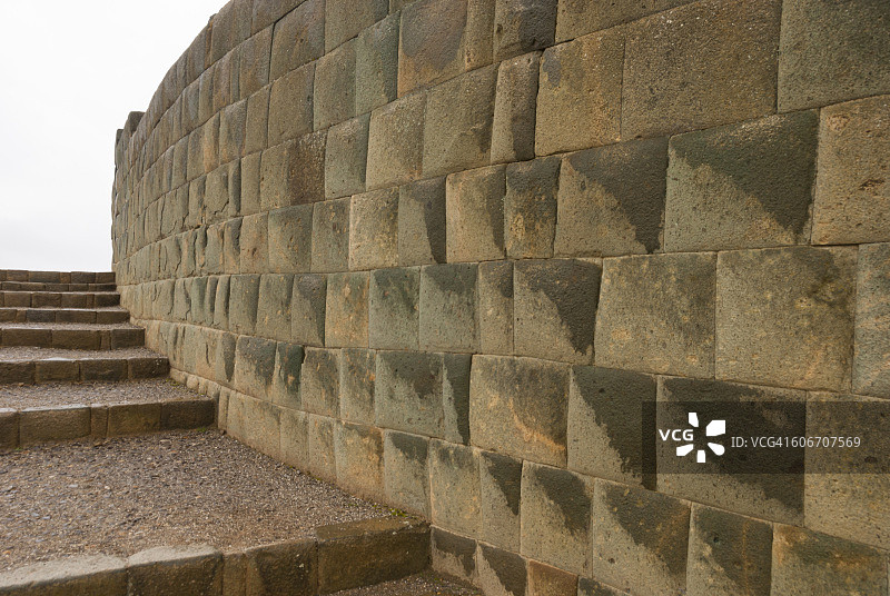 印加皮尔卡遗址石制品图片素材