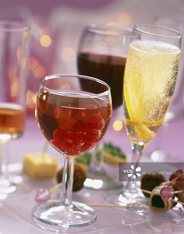 什锦餐前鸡尾酒图片素材