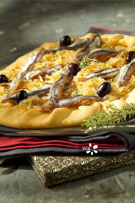 尼斯风味洋葱挞图片素材