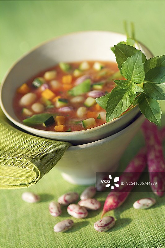 皮斯图汤（主题：普罗旺斯）图片素材