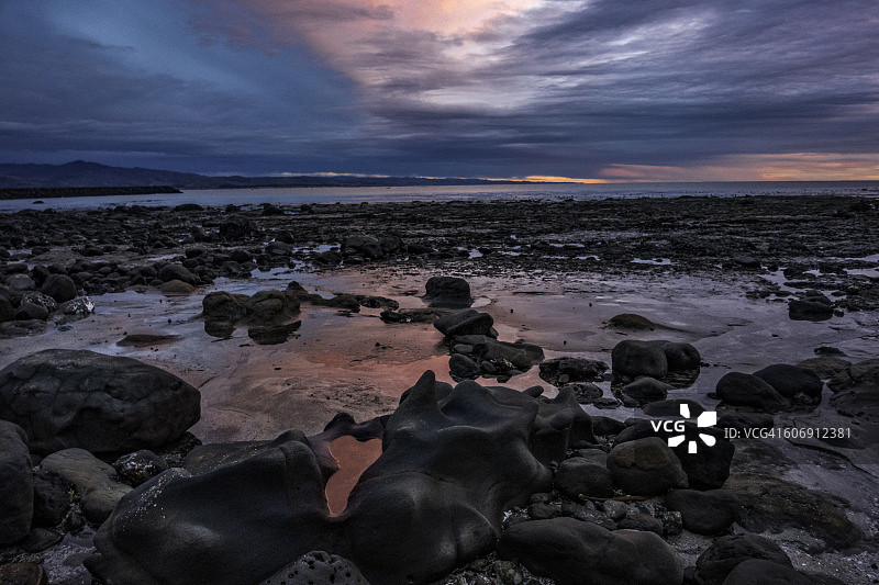 马弗里克斯海滩的低潮图片素材