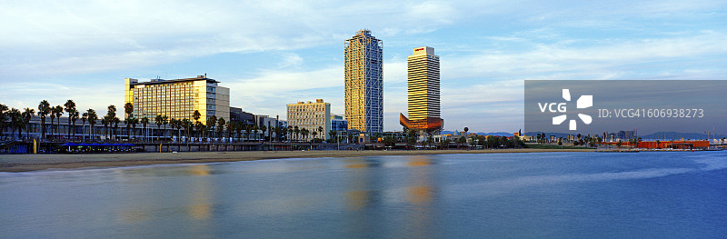 巴塞罗那奥林匹克港图片素材