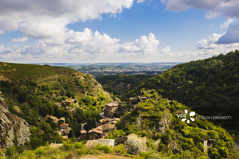 村庄景观图片素材
