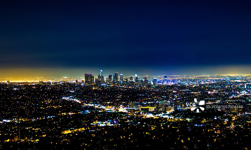 蓝色的洛杉矶图片素材