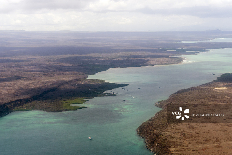从空中俯瞰巴尔特拉岛景观图片素材