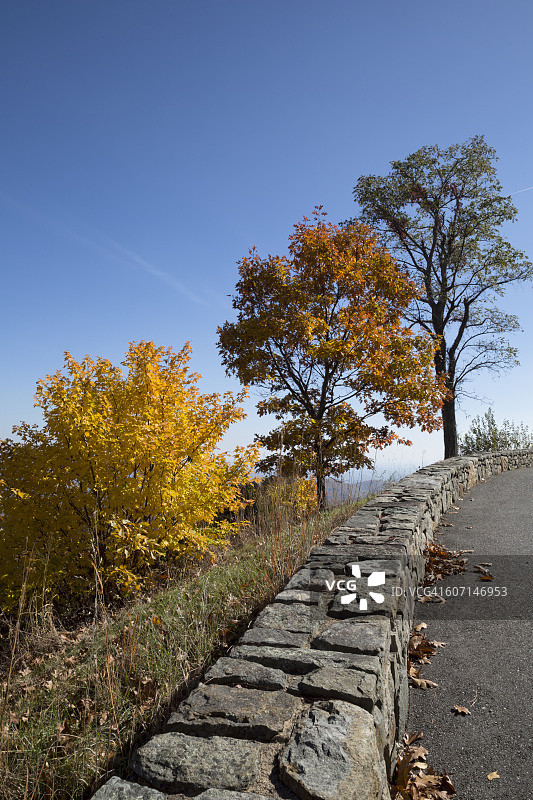 哈泽尔山附近的天际线公路瞭望台图片素材