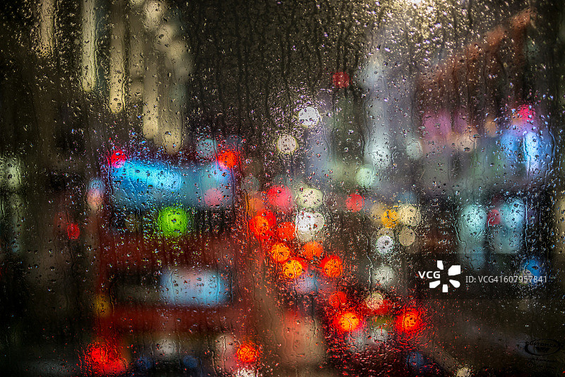 伦敦雨景图片素材