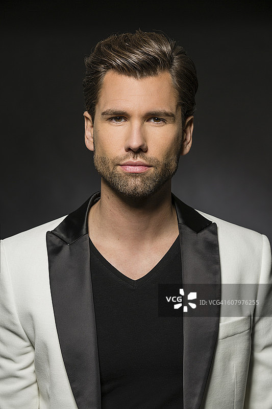 时髦男子肖像图片素材