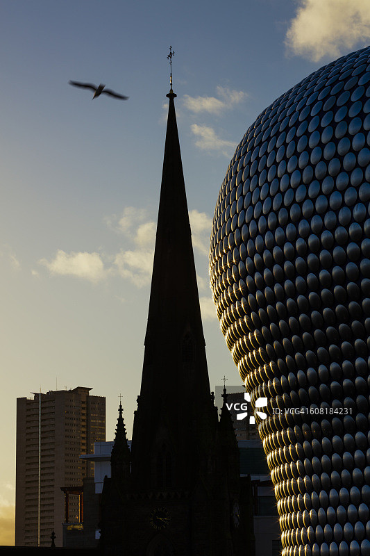 英国西米德兰兹郡伯明翰市景图片素材