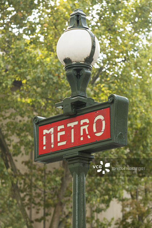 巴黎地铁标志图片素材