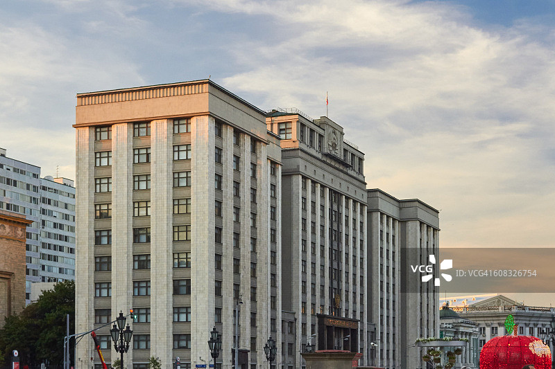 俄罗斯国家杜马大楼图片素材