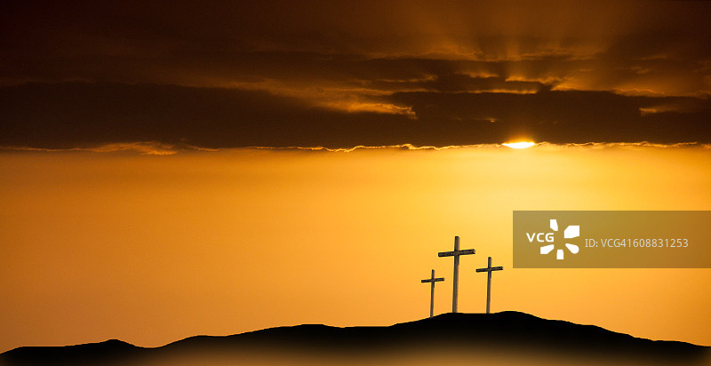 复活节的十字架图片素材