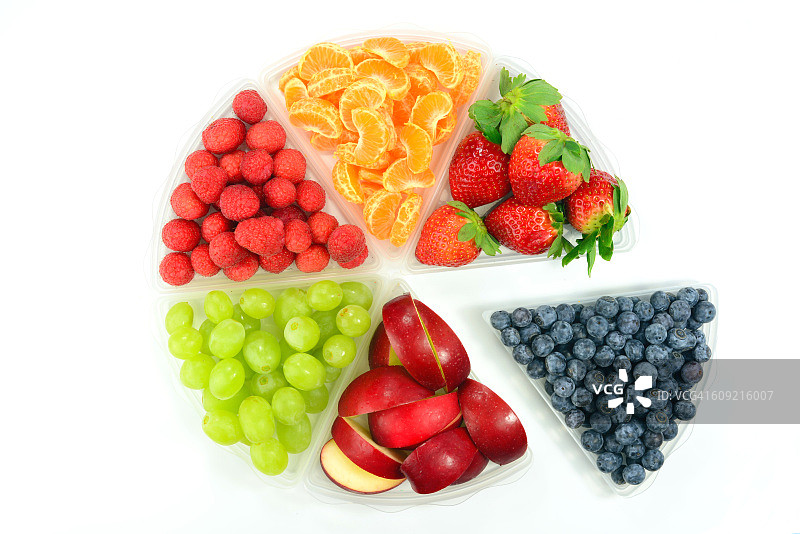 彩色饼图图片素材