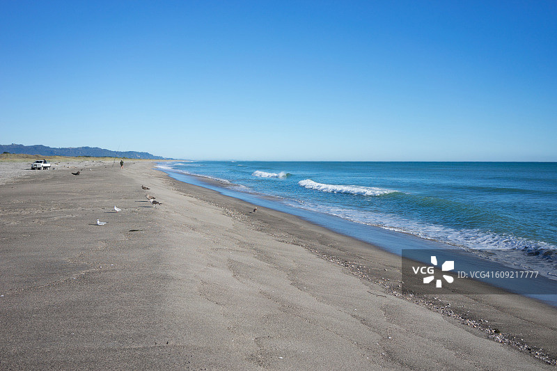 新西兰丰盛湾陶朗加图片素材