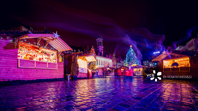 圣诞市场图片素材