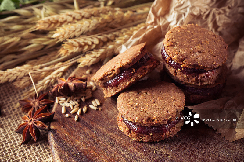 全麦饼干图片素材