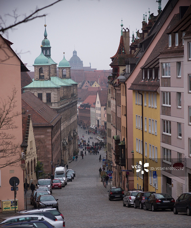 欧洲德国巴伐利亚纽伦堡城市街景图片素材