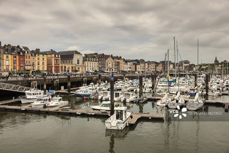 迪耶普游艇港图片素材