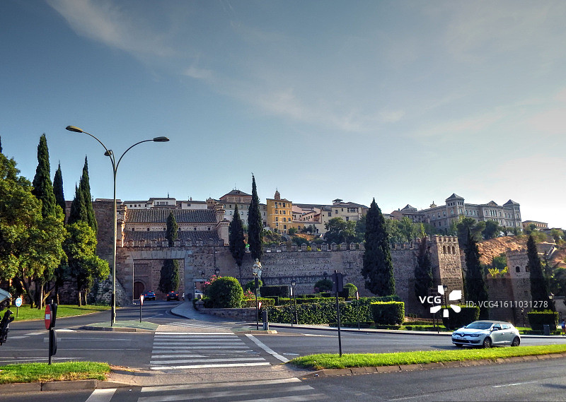 托莱多历史名城的城墙图片素材