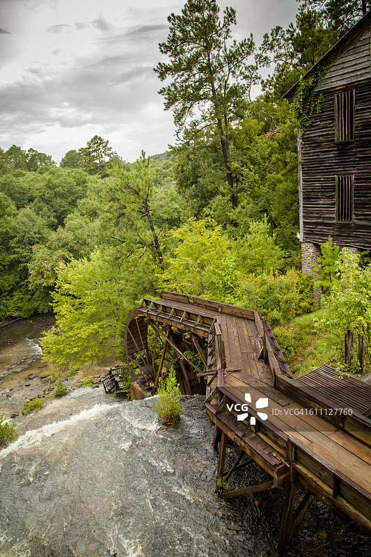 密西西比州邓诺瀑布图片素材