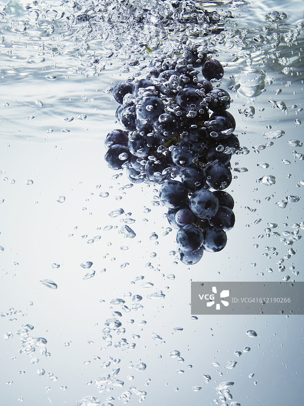 水中的葡萄图片素材