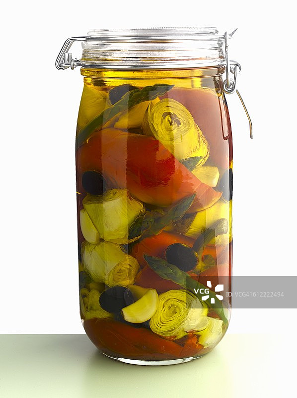 罐装腌制蔬菜图片素材