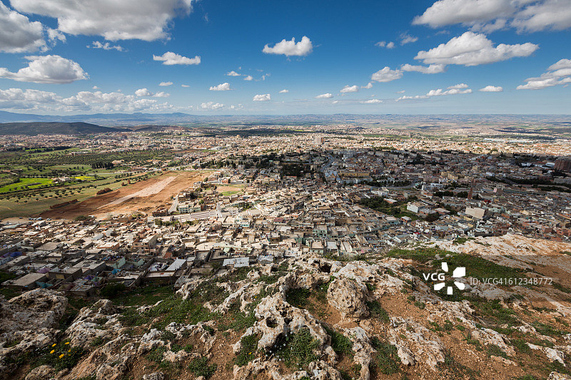 特莱姆森城镇景色总览图片素材
