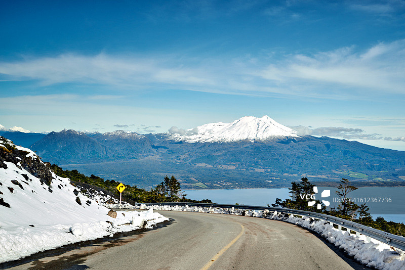 卡尔布科火山景观图片素材