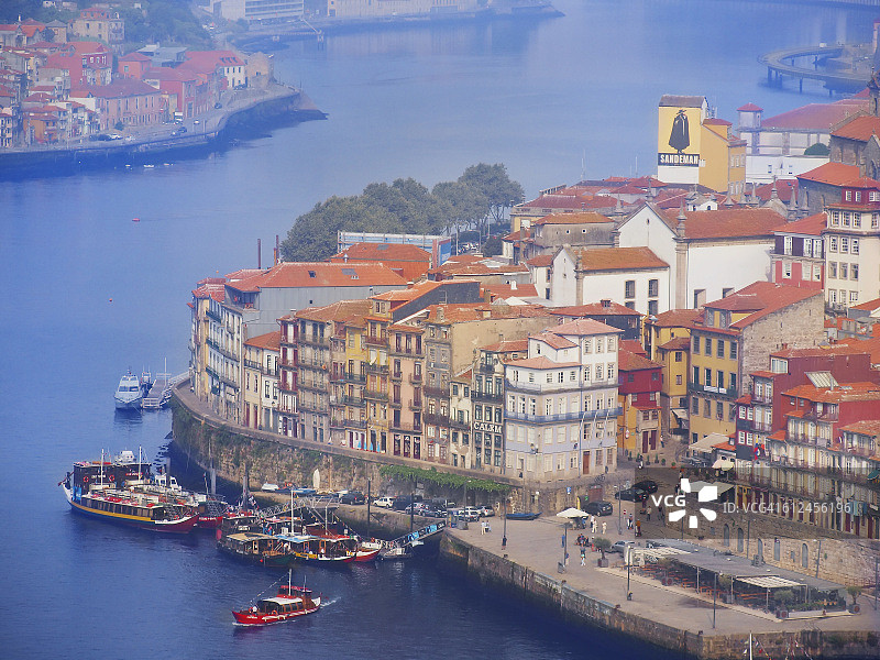 葡萄牙波尔图里贝拉码头景色图片素材