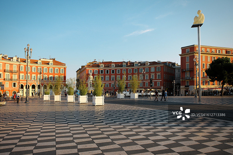 法国尼斯马塞纳广场图片素材