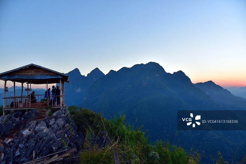 亚洲老挝农巧观景台图片素材