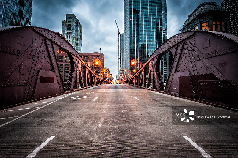 克拉克街大桥图片素材