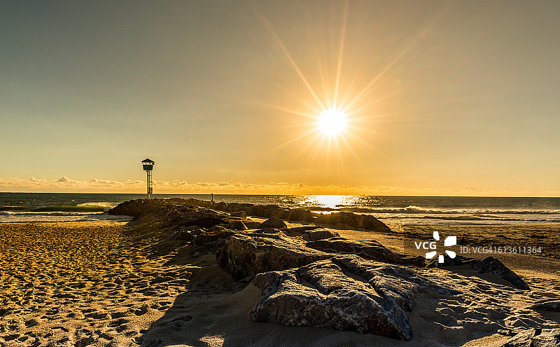 澳大利亚西澳大利亚州的海滩城市图片素材