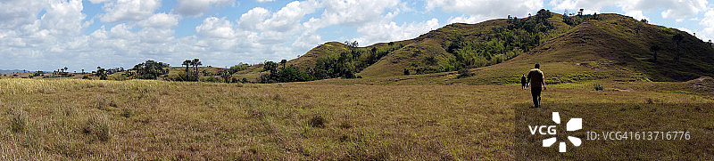 苏拉威西徒步旅行图片素材
