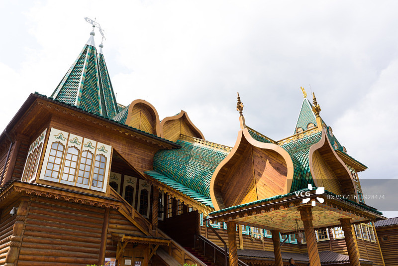 莫斯科科洛缅斯克娅的阿列克谢·米哈伊洛维奇沙皇宫殿图片素材