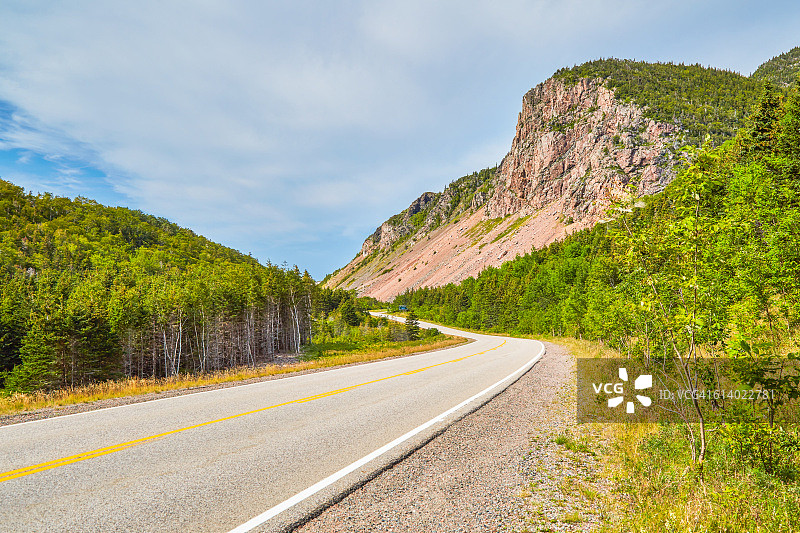 卡伯特海 trail 公路，布雷顿角图片素材