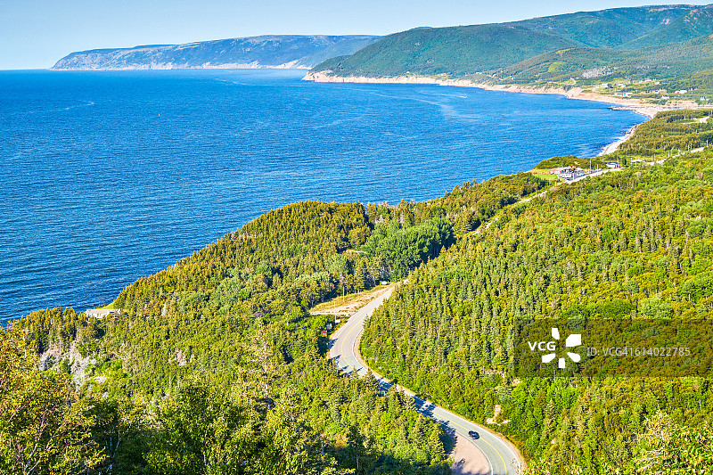 卡伯特海 trail 公路，布雷顿角图片素材