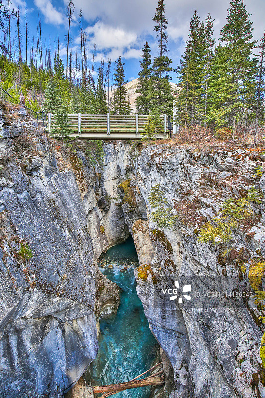 加拿大库特尼国家公园大理石峡谷图片素材