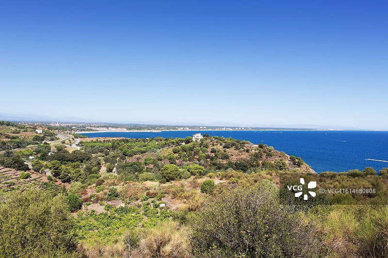 科特韦梅耶地中海沿岸（靠近科利尤尔）图片素材