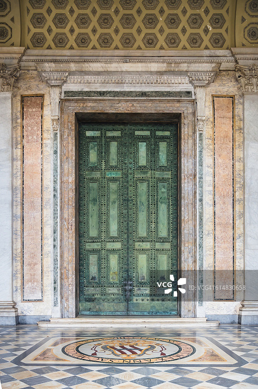 圣乔瓦尼·拉特拉诺大教堂入口图片素材