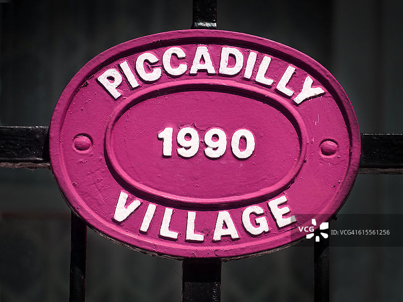 英国曼彻斯特皮卡迪利村图片素材