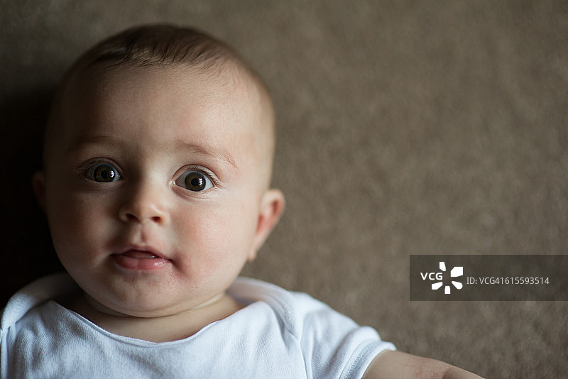 地毯上的婴儿图片素材