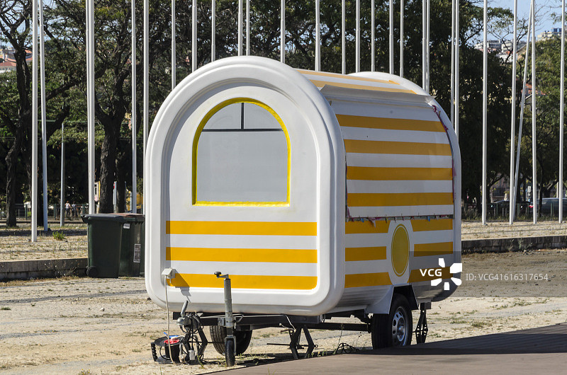 黄色拖车图片素材