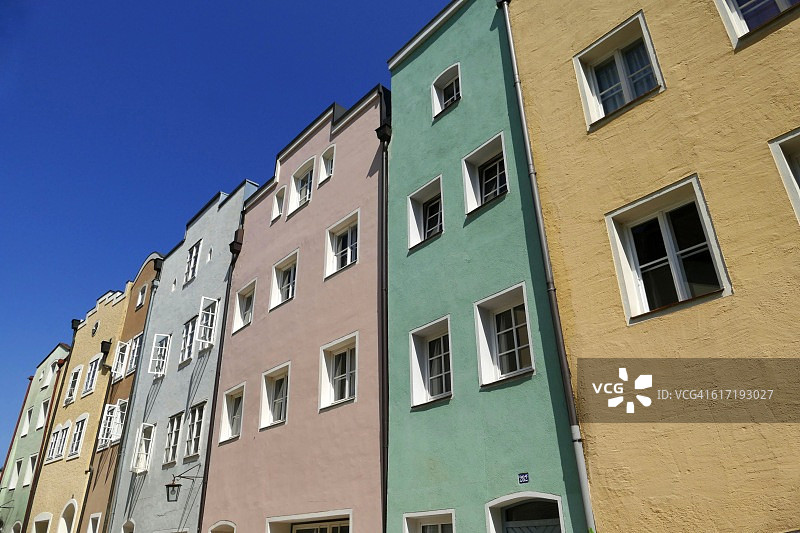 博格豪森老城区房屋图片素材