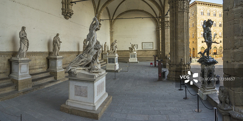 领主广场的朗奇凉廊图片素材