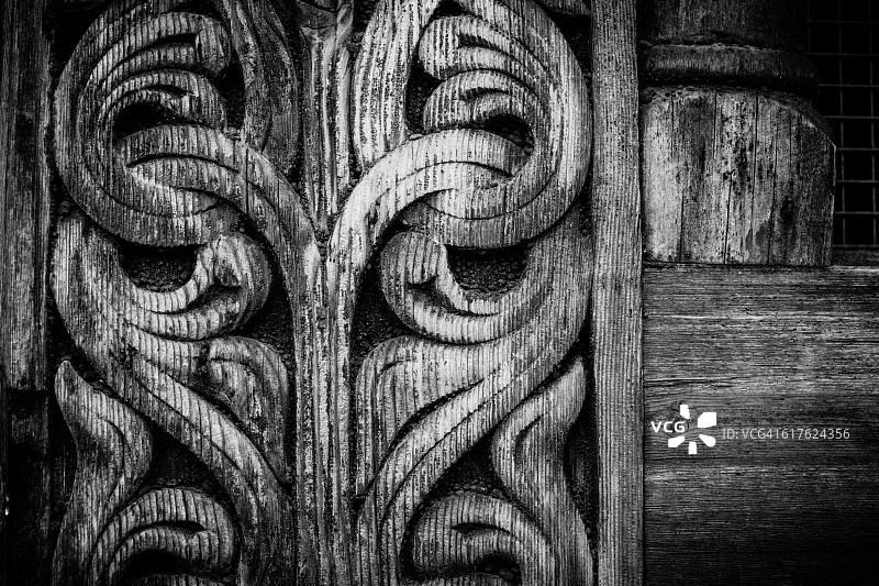 门上的雕刻图片素材