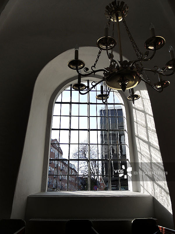 丹麦奥尔堡布多尔菲教堂图片素材